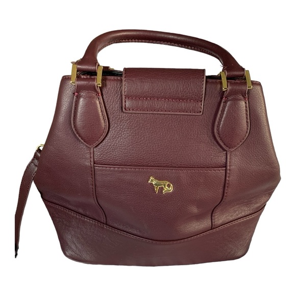 Emma Fox Purple Burgundy Dome Satchel - Picture 7 of 12